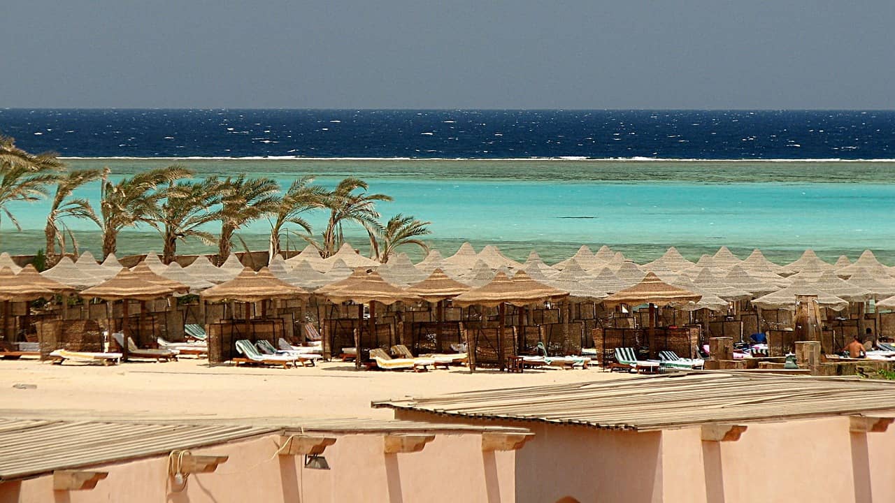 Marsa Alam útes a pláž