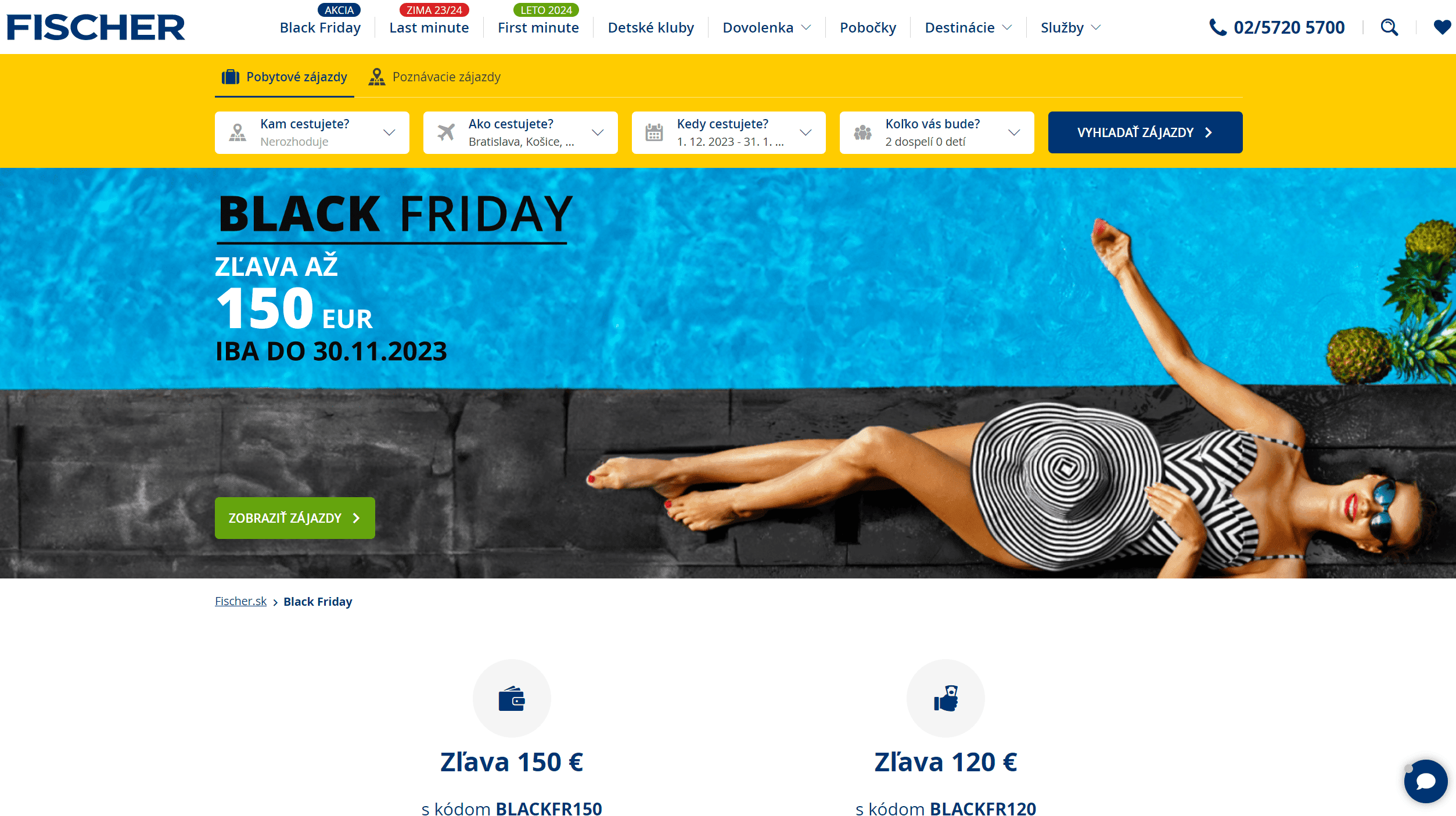 Úvodná stránka Fisher.sk