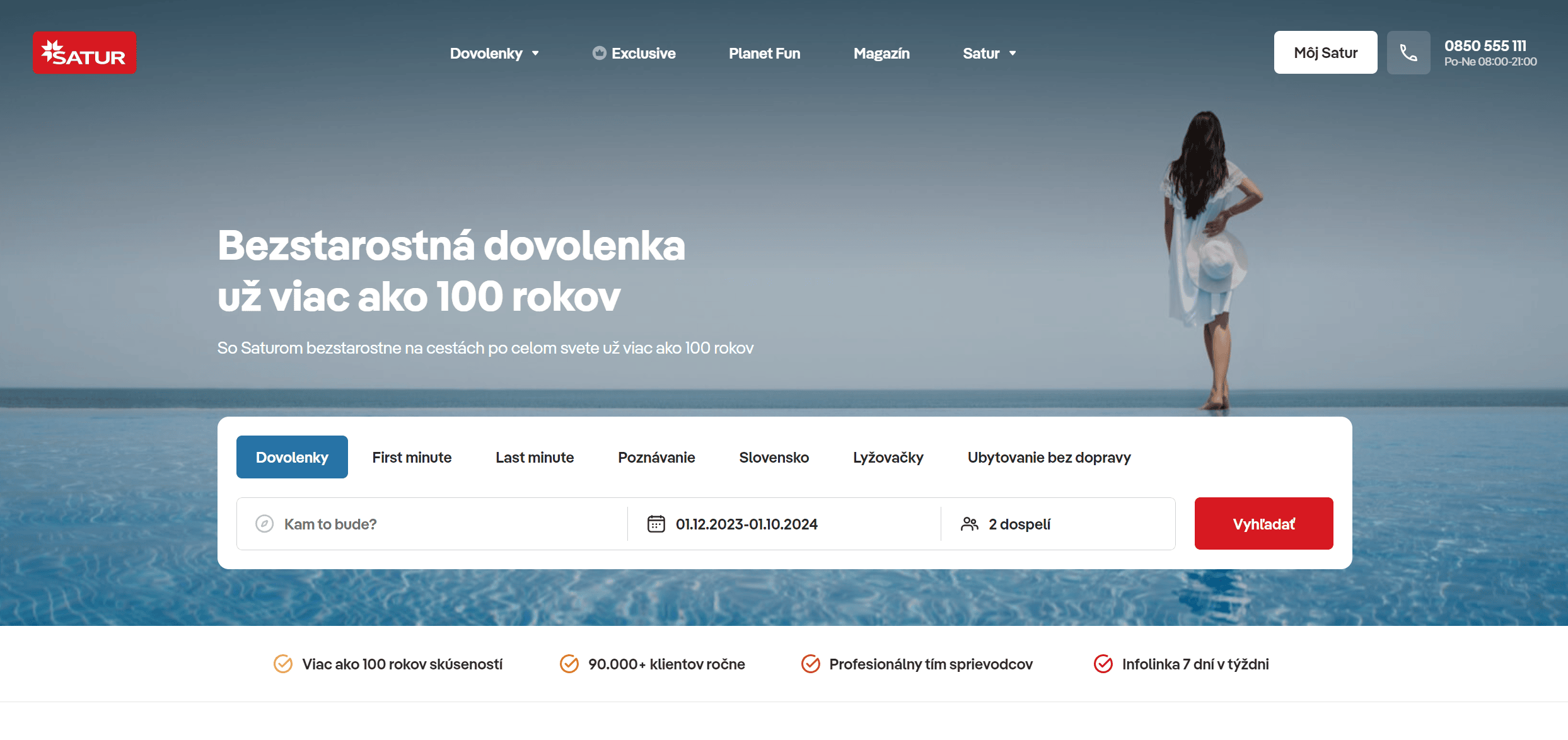 Úvodná stránka Satur