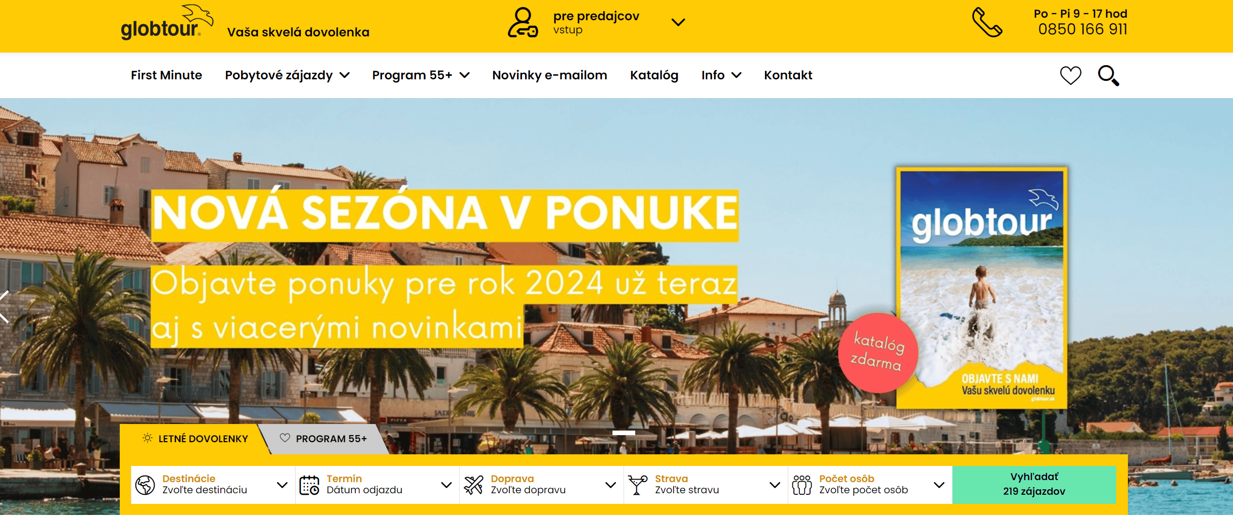 Úvodná stránka Globtour